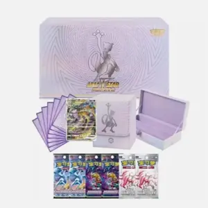 Pokémon TCG S-Chinese Mewtwo VSTAR 2024 Exclusive Collection Set Gift Box Sealed with Special Holo Promo Card & Theme Accessories