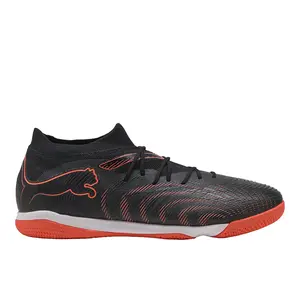 PUMA Mens Future 9 Match Indoor Soccer Cleats  - Black