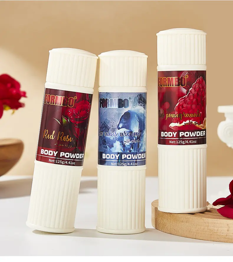 Fragrance Body Powder 125g, Sweat Absorbing Body Talcum Powder, Refreshing Long Lasting Scent, Skin Dry Comfort for Daily Use, Multi‑Scents