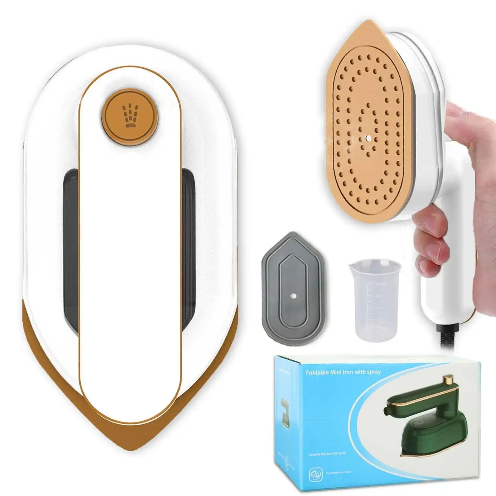 Explosive 180° Rotating Handheld Mini Iron, 1 Count Fast Heating, Lightweight and Portable Mini Iron for Daily Home, Dormitory, Travel, Out Of Work, B