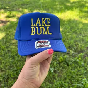 Lake Bum Foam Trucker Hat + LAKE BUM. + Foam Trucker+ Lake hat