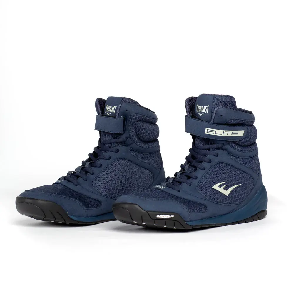 Everlast Elite 2 Boxing Shoes Navy Everlast Elite 2 Boxing Shoes Navy