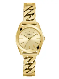 GUESS Female Gold-Tone Analog Watch