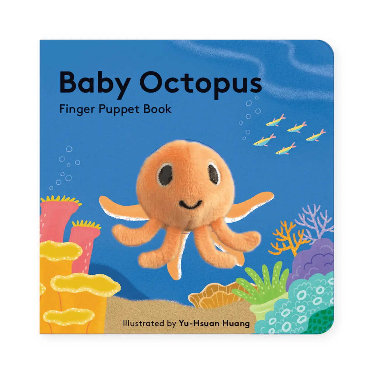 Baby Octopus Finger Puppet Book - Educational Toy for Babies