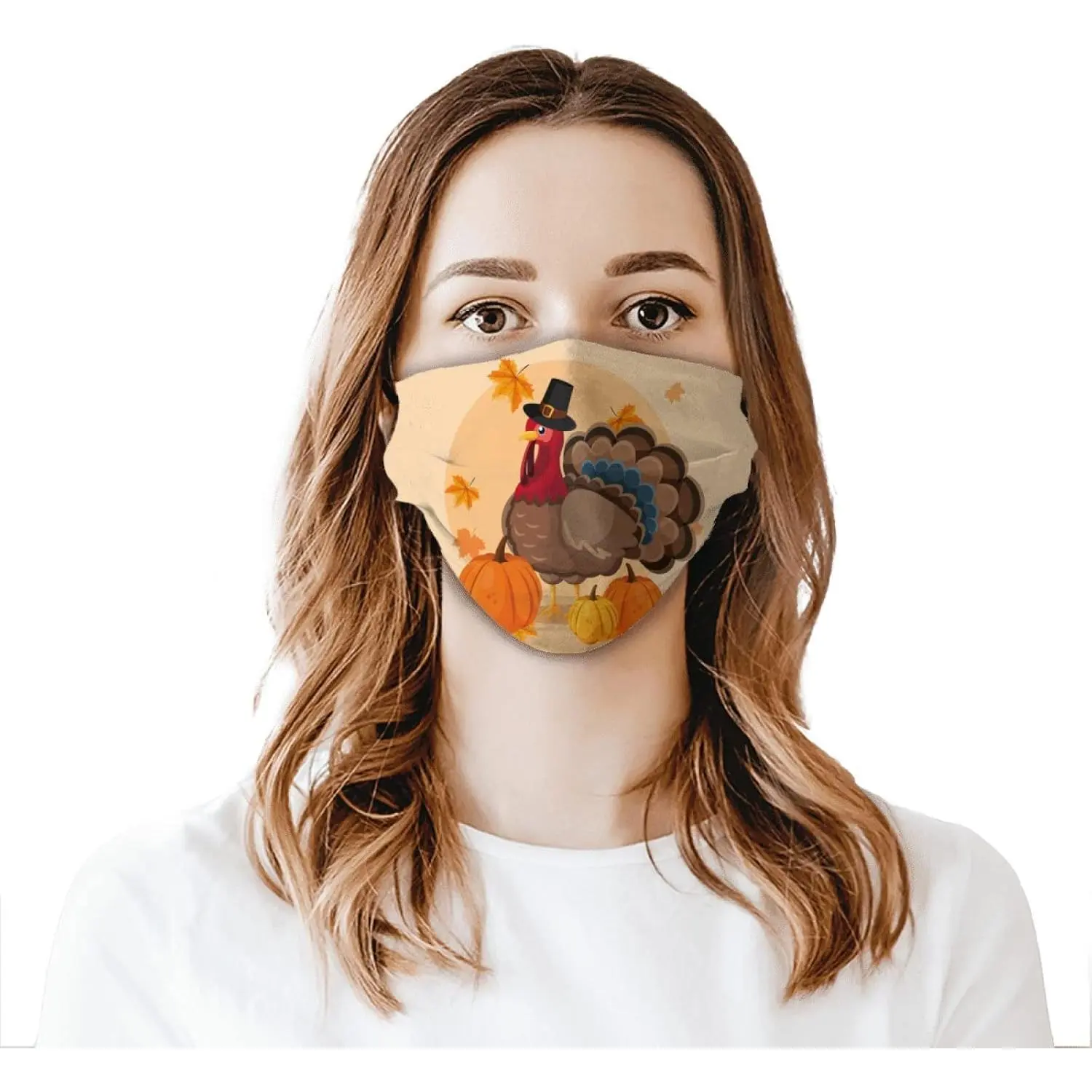2 Pack Fashion Print Face Masks, Reusable Polyester Cloth with Filter Pocket and Nose Clip for Shopping, 7.9 x 5.90 inch (20x15cm), Supermarket, Adults, 2Pcs Mask, Washable Cloth, Outdoor Activities, Double-Layer Mask