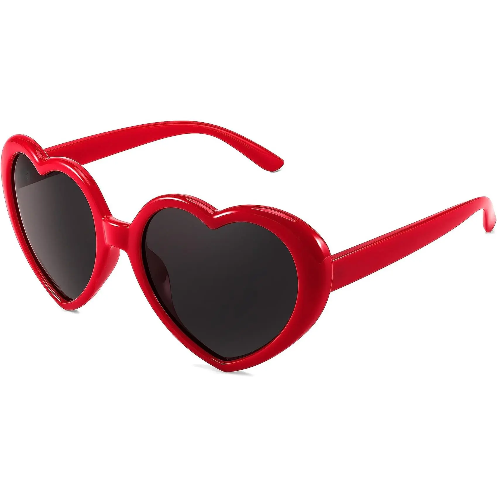 FEISEDY Polarized Heart Shaped Sunglasses Oversized Vintage Fashion Love Eyeglasses for Women UV400 B2337