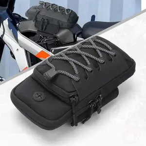 Surron Parts Motorcycle Battery Cover Storage Bag for Light Bee X/S X160/X260 Segway Talaria Sting R MX4 MX3 Durable Water-Resistant with Double Zipper Pockets & Cable Port