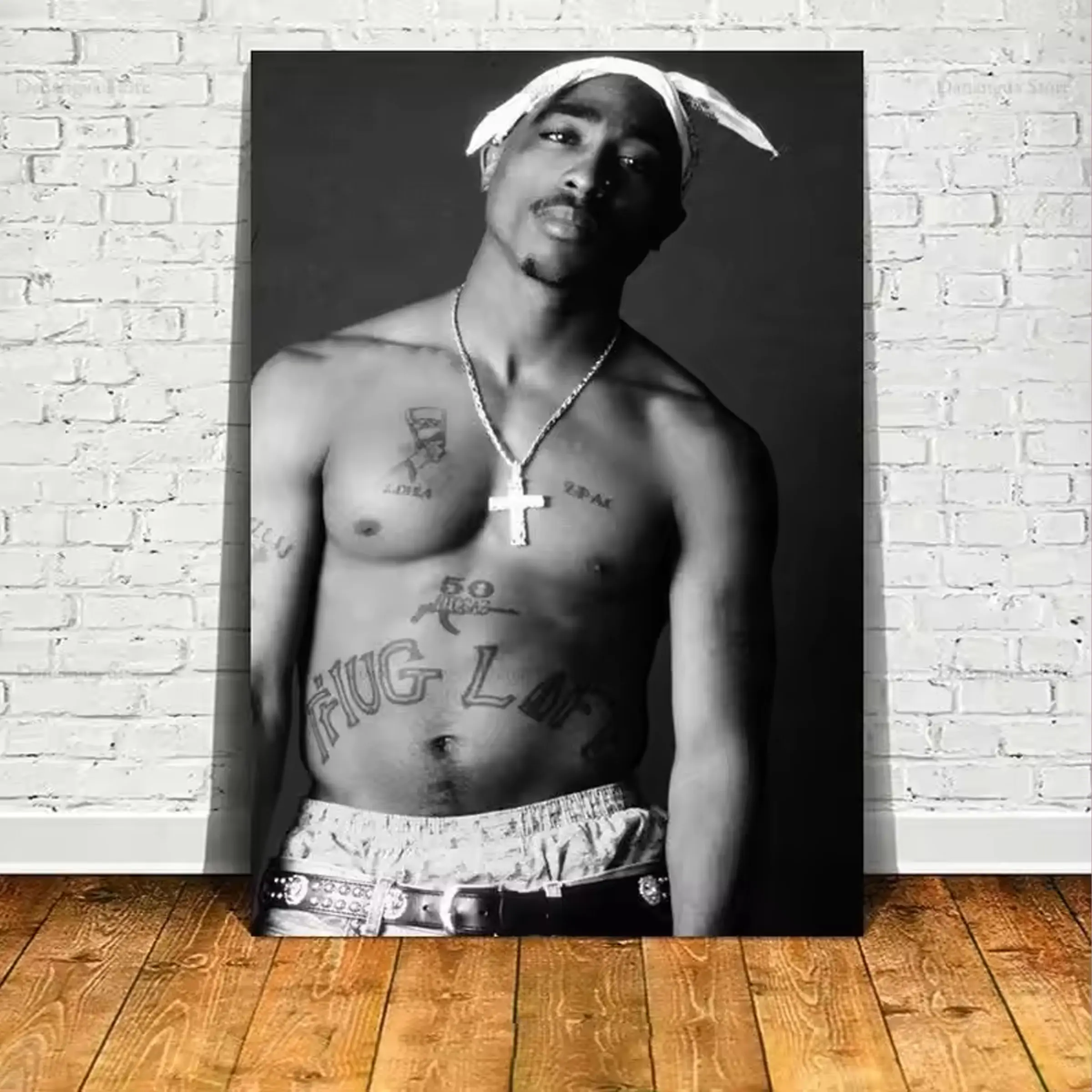 Tupac Shakur Poster Poster Paper Print Home Living Room Bedroom Entrance Bar Cafe Art Painting Decoration