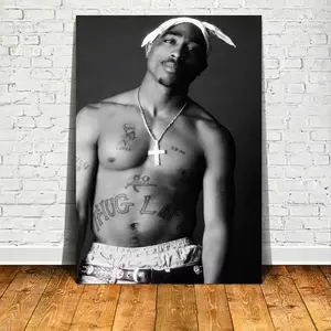 Tupac Shakur Poster Poster Paper Print Home Living Room Bedroom Entrance Bar Cafe Art Painting Decoration