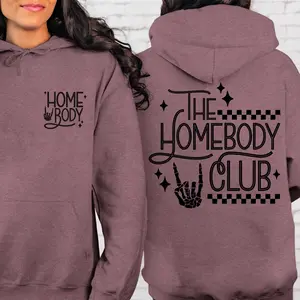 Homebody Club Hoodie- Homebody Hoodie- Unisex- Comfortable