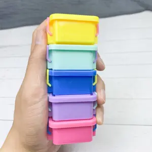 5Pcs Mini Dollhouse Storage Box Set Colorful Miniature Home Scene DIY Treasure Gift for Hobbyists and Collectors Christmas Easter New Year