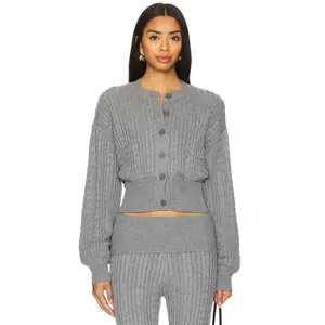 Lovers and Friends x Emily Gemma Bessie Cardigan in Grey