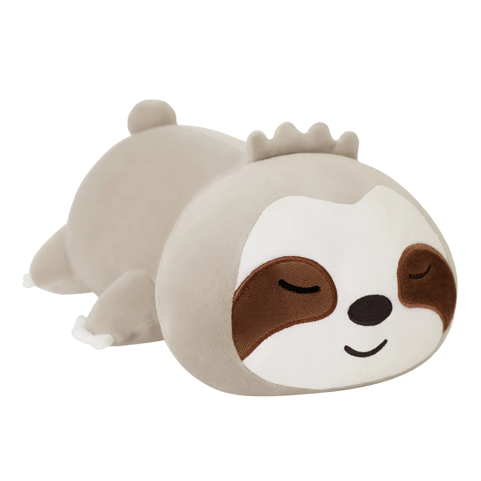 SQEQE Weighted Sloth Stuffed Toy, Cute Animal Squishies for Anxiety Relief, Soft Cuddly Sleeping Pillow, Ideal Soft Cuddly Gift for Birthdays