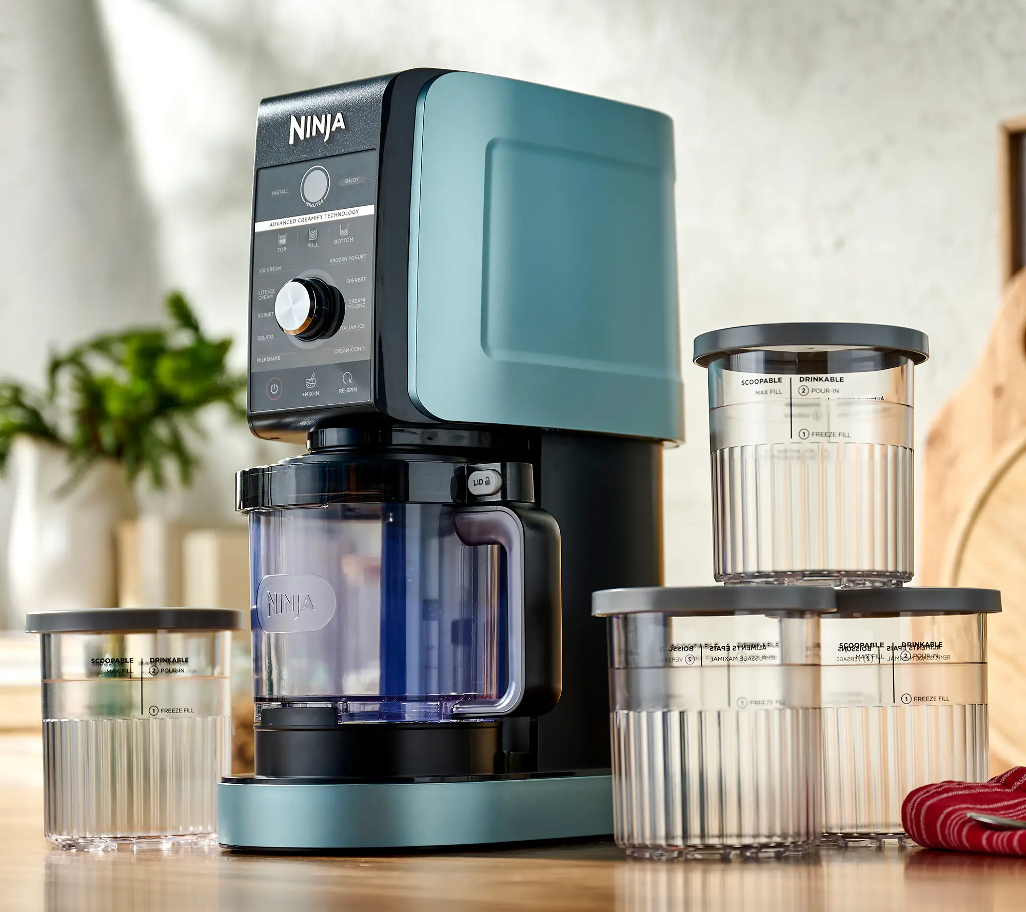 Ninja CREAMi Deluxe XL 11-in-1 Frozen Treat Maker with Extra Pints