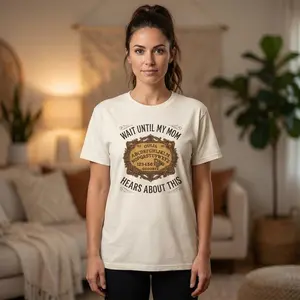Wait Until My Mom Hears About This Shirt, Ouija Mom Gift, Loss of Mother Tee, Dark Humor Mom Memorial Gift