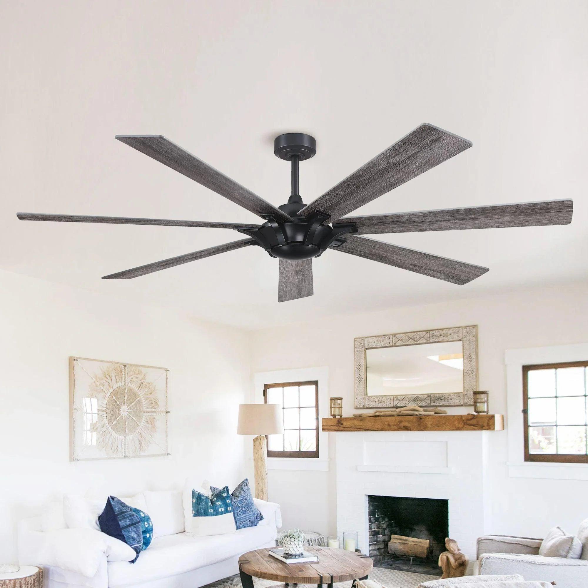 72 Inch 7-Blade Modern Rustic Ceiling Fan | Farmhouse Style 72 Inch 7-Blade Modern Rustic Ceiling Fan | Farmhouse Style