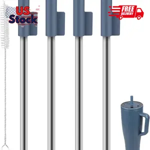 Replacement Straws Compatible With Brumate Era 40 oz Tumbler, with 1 Brush (4 Pack)