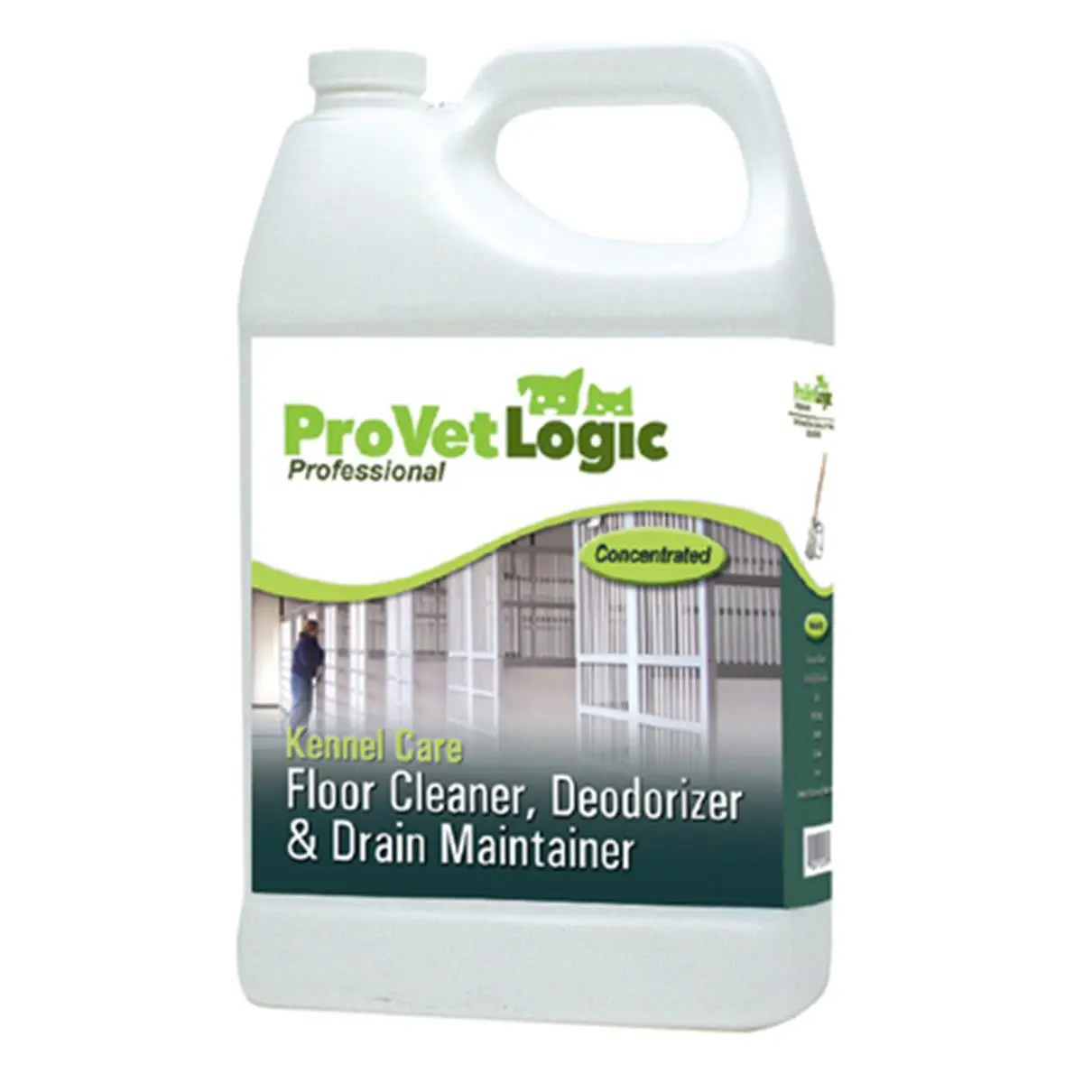 ProVetLogic V02-.5MN-005MN Kennel & Turf Care Enzymatic Cleaner & Drain Maintainer Pack 2, 0.50 Gallon EZ Pour Bottle, Floor Cleaner, Stain Removal, 0.5Gal