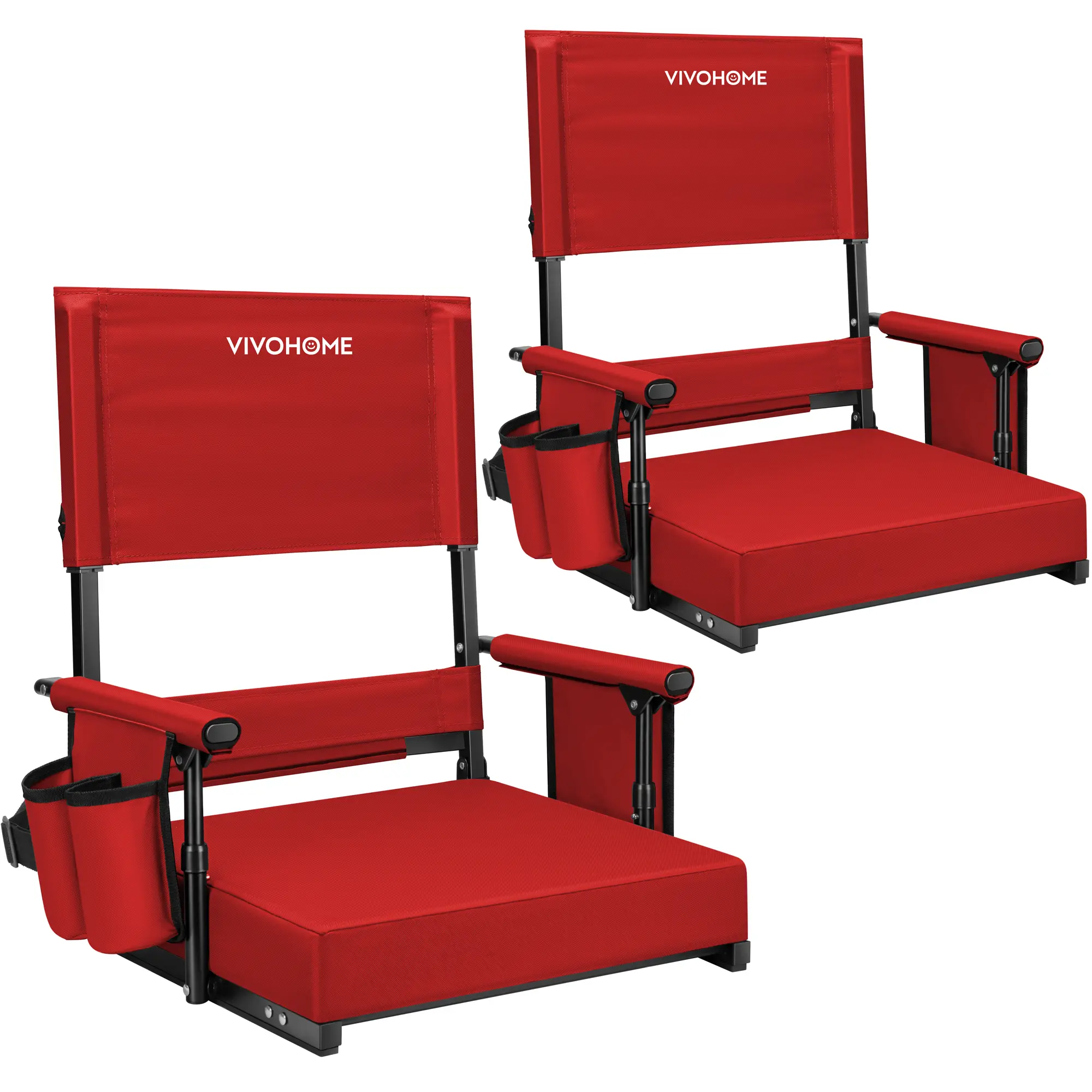 Adjustable Back - Red - 2 Pack