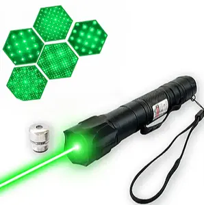 Rechargeable Green Light Pointer, Multi-Pattern Presenter, Durable Metal Body, for Classroom, Office & Presentation Use outdoorfun