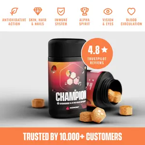 MADMONQ Champion Effervescent Tablets – Sugar-Free Multivitamin Drink Supplement for Immunity & Vitality