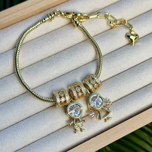 18K children pendant bracelet