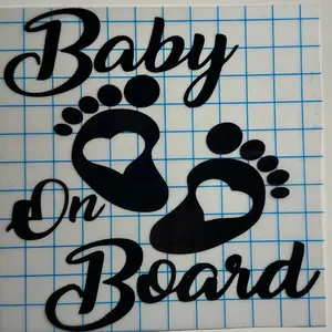 Bebe abordo sticker