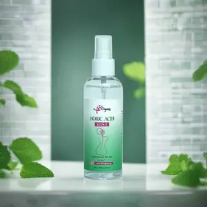 BeorganicLLC Boric Acid Mist Yoni Refreshing Gentle for All Skin Types 3.4 oz Gentle Formula