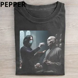 Meme 90s Vintage Shirt, Funny Severus Snape And Voldemort Shirt, Potter Tshirt Wizarding Fan Christmas Birthday Gift Potter Casual Crewneck