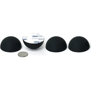 Isolation  for Speakers & Audio Equipment (4-Pack) - Non-Skid Turntable, Amplifier & Subwoofer Pads with Adhesive - Supports Up to 24 lbs - 20 Duro Rubber