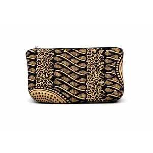 African Print Makeup Pouch, Ankara Cosmetic Bag, make up purse.