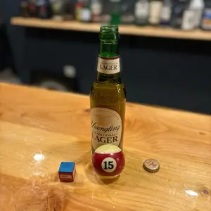 Number 15 Pool Ball Bottle Opener