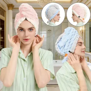 Microfiber Hair Towel Wrap for Women 50x70cm Oversized Thickened Wide-Tail Hair Turban Curly Girl Approved Super Absorbent Quick Dry Anti Frizz Plopping Towel for Long Curly Thick Natural Wet Hair Lazy Girl Hair Hack for Bathroom Shower