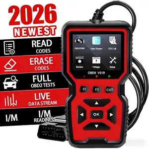 V519 Professional Obd2 Scanner, USB Powered Vehicle Diagnostic Tool, Real-Time Data Stream, Full Function Obd Ii Test, Engine Fault Light Reset, Car Code Scanner