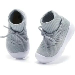 L-SOK023 Baby Sock Shoes Toddler Sneakers Infant Tennis Slip On Walking Shoes Boys & Girls Non-Slip Slippers