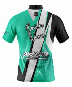 Motiv Bowling Jersey “Smaragdine” Custom Name
