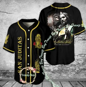 San Judas Tadeo Ruega Por Nosotros Christian Gospel Jersey Shirt, Camisas De San Judas Tadeo Jersey, Sanjuditas Baseball Jersey, Gift Mexcico Jersey for Men and Women, Baseball Jersey Style