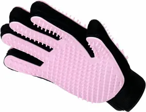 Pet Grooming Hair Removal Glove, One Size fits All, Double-Side can be Worn on Both Hands-1 Piece