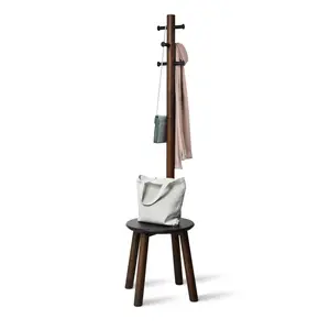 Pillar Stool and Coat Rack