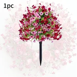 Outdoor artificial flowers, decorative flowers, Outdoor Fake Flowers, artificial flowers for lawns, courtyards, gardens, and home decoration flowers