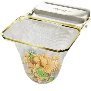 Rotatable Kitchen Sink Drain Filter Rack Viral Household Cleaning Gadget Food Residue Catcher Strainer Basket With 100Pcs Disposable Filter Mesh Bags Anti-clog Easy Clean Durable Practical Tool For Home Kitchen Daily Cooking Daily Household Use