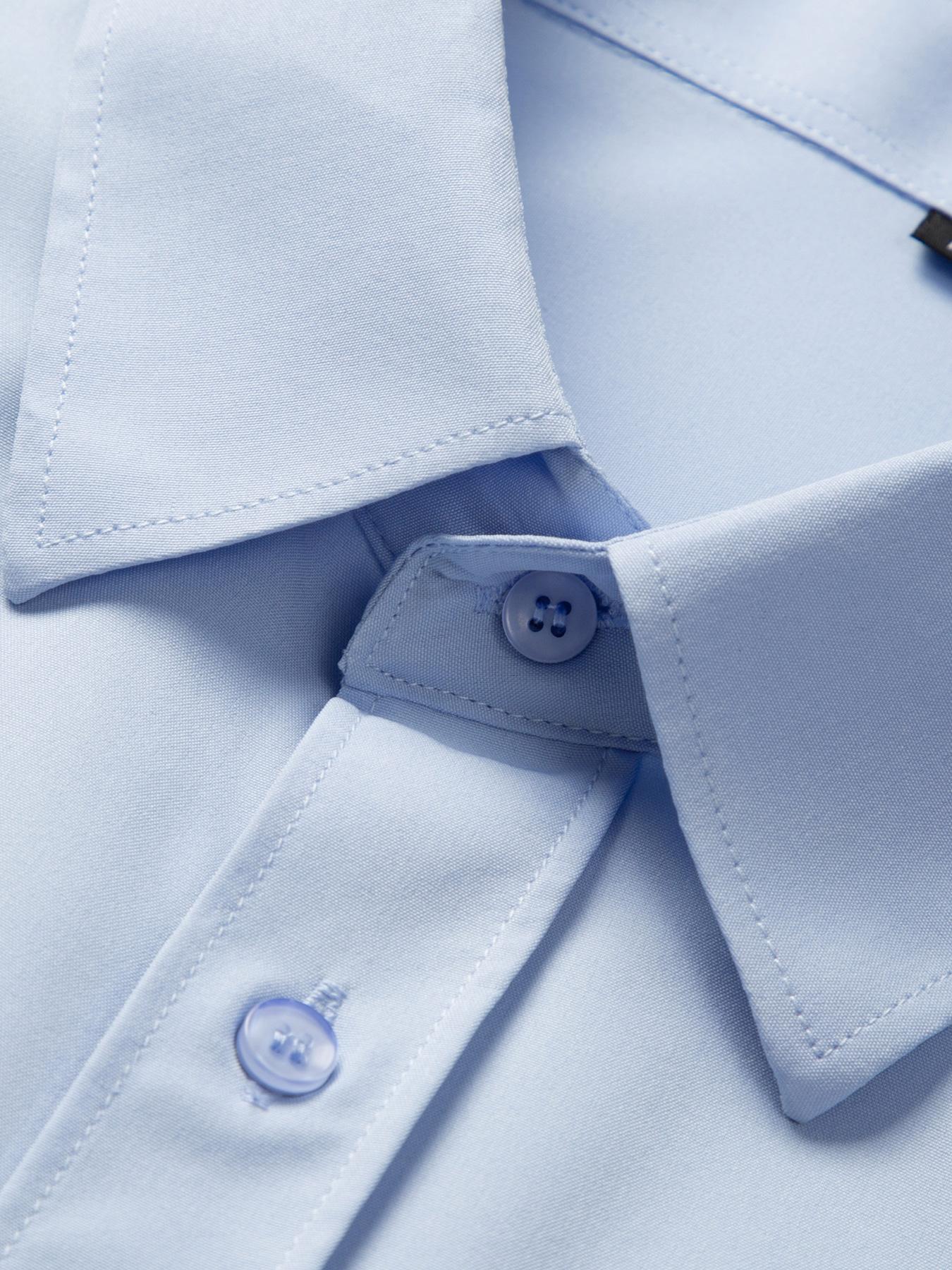 Men&rsquo;s solid-color dress shirts, 5-pack &mdash; a light‑mature professional commuter style. Made from skin‑friendly, breathable, wrinkle‑resistant, non‑iron fabric that&rsquo;s easy to care for and won&rsquo;t lose shape. Classic notched lapel, single‑breasted design&mdash;simple