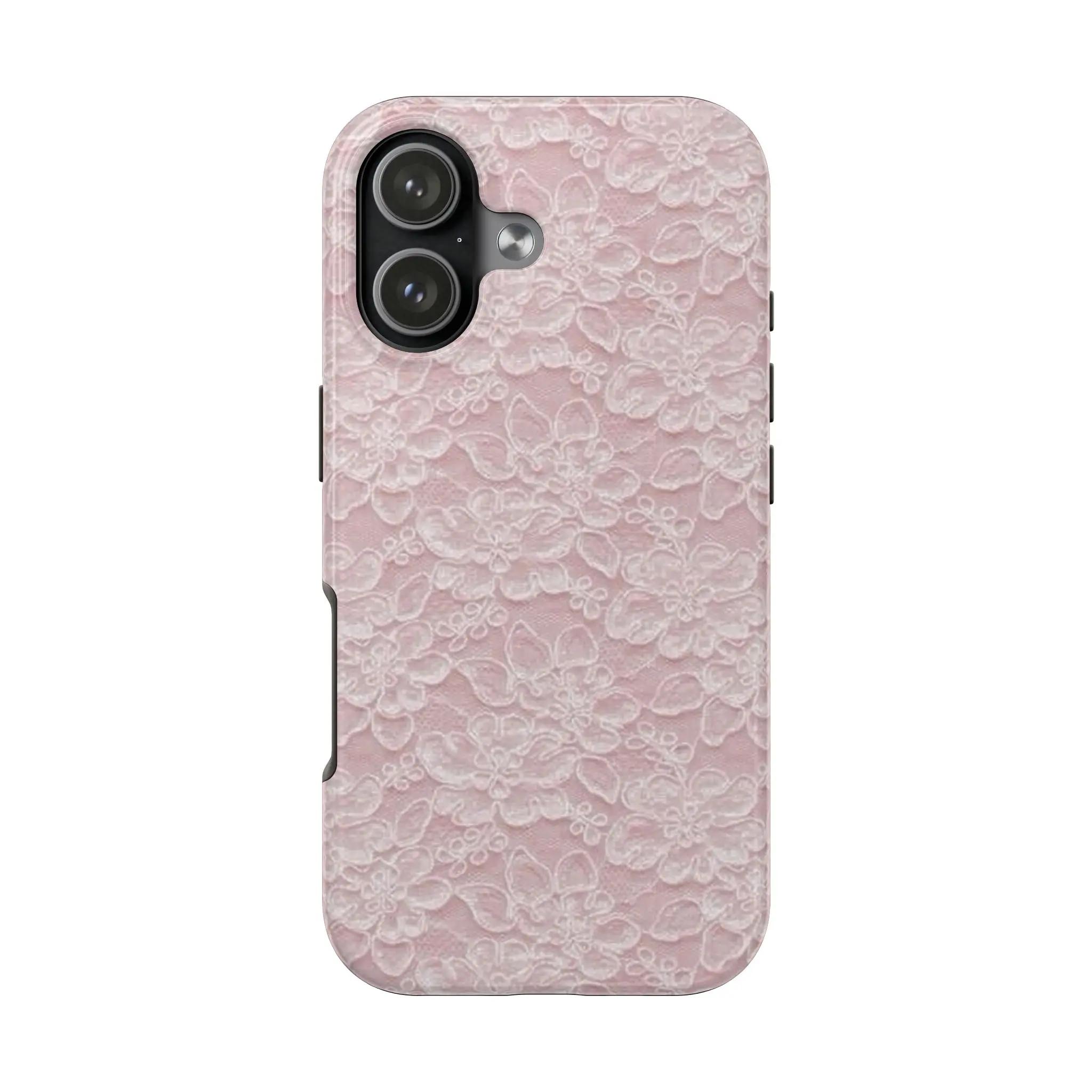 Pink Floral Lace Pattern Phone Case | Tough Phone Case Pink Floral Lace Pattern Phone Case | Tough Phone Case