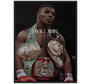 I WILL WIN. - MYKE Poster, Product without frame Decor Gift