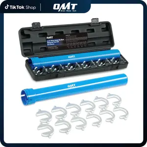 【SummerVibes】Orion Motor Tech Inner Tie Rod Installation Kit, Includes 12 Crowfoot Adapters, Durable 1/2 Inch Drive Tube for Efficient Removal, Crafted from Robust Steel, Ideal for Automotive Maintenance, Home car repair, rack free