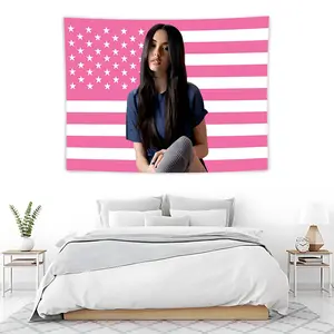 Edgy Girl Tapestry, Us Flag Wall Art, Knit Style, Casual Home Decor, Model Xinghao, Ca Prop 65 Re No