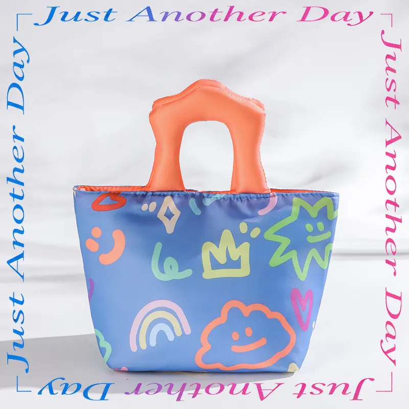 Blue + orange portable