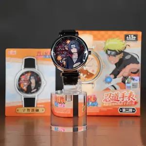 MINISO Naruto Shippuden Watch Blind Box,Collectible Anime Wristwatch,Cute Collectible Anime Watch ,Retro Stylish Cute Design  Trendy Watch,Cartoon Gift for Fans Kids Students Adults,Anime Collectors,Holiday Gift Birthday Gift