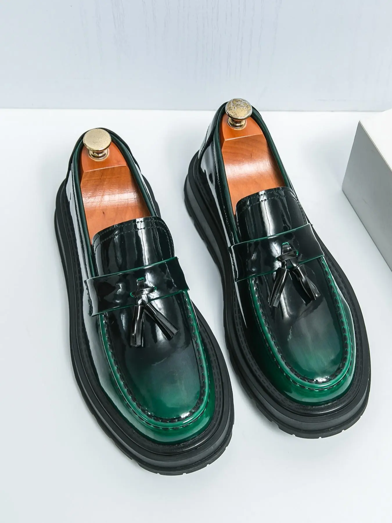 Men's Business Style Solid Color Formal Dress Shoes, Fashionable Round Toe Shoes for Work Office, Casual Trendy Shoes for Daily Wear, Office Work Footwear