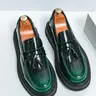 Men's Business Style Solid Color Formal Dress Shoes, Fashionable Round Toe Shoes for Work Office, Casual Trendy Shoes for Daily Wear, Office Work Footwear